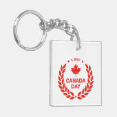 Canada Day Wreath Sleutelhanger (Voorkant Links)