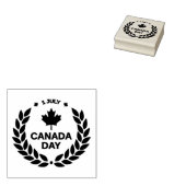 Canada Day Wreath Stamp Rubberstempel (Gestempeld)