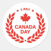 Canada Day Wreator Stickers (Voorkant)