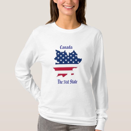 Canada de 51ste staat t-shirt (Voorkant)