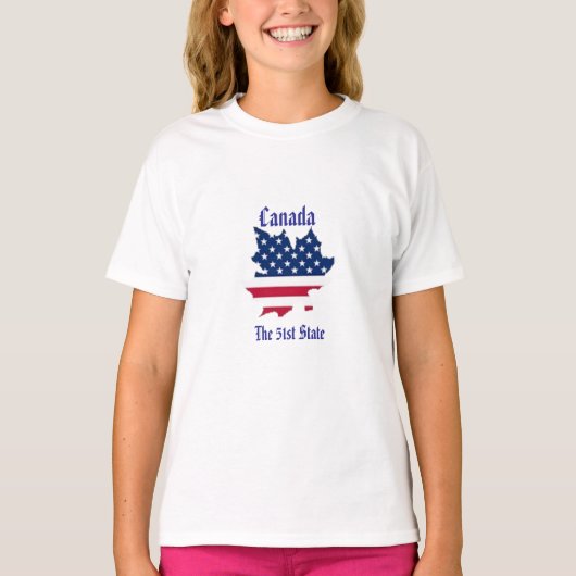 Canada de 51ste staat t-shirt (Voorkant)
