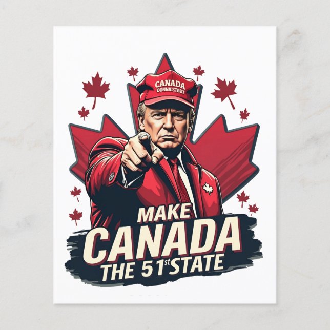 Canada de 51ste staat Trump Canadees (Voorkant)