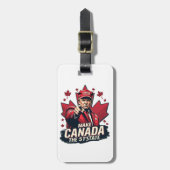 Canada de 51ste staat Trump Canadees Bagagelabel (Voorkant verticaal)