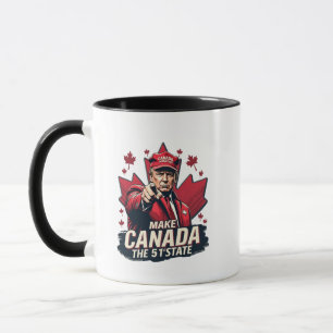 Canada de 51ste staat Trump Canadees Mok