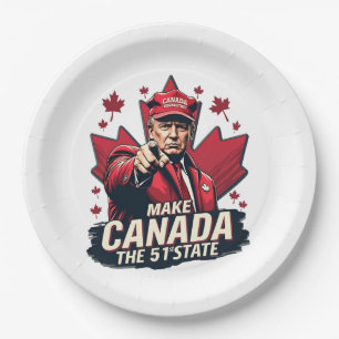 Canada de 51ste staat Trump Canadees Papieren Bordje