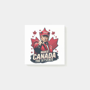 Canada de 51ste staat Trump Canadees Post-it® Notes