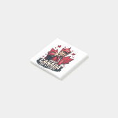 Canada de 51ste staat Trump Canadees Post-it® Notes (Schuin)