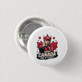 Canada de 51ste staat Trump Canadees Ronde Button 3,2 Cm (Voorkant /achterkant)