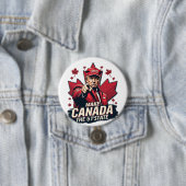 Canada de 51ste staat Trump Canadees Ronde Button 7,6 Cm (In situ)