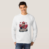 Canada de 51ste staat Trump Canadees T-shirt (Voorkant volledig)