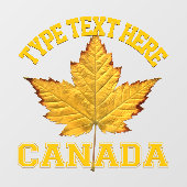 Canada Deal Sporty Custom Canada Window Stickers (Vel)