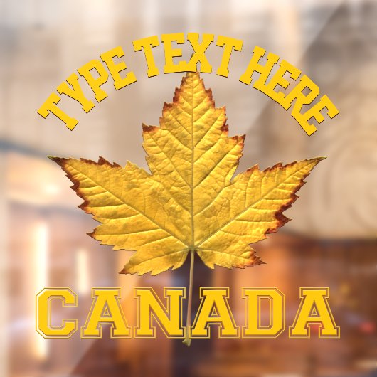 Canada Deal Sporty Custom Canada Window Stickers (Vel 2)