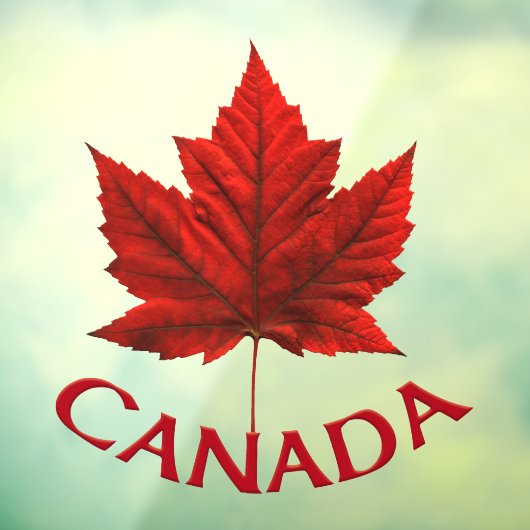 Canada Decal Canada Maple Leaf Window Decal (Vel 3)