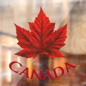 Canada Decal Canada Maple Leaf Window Decal (Vel 2)