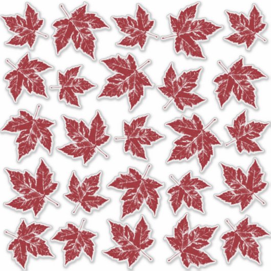 Canada Decals Maple Leaf Window Decal Stickers (Voorkant)