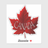 Canada Decals Maple Leaf Window Decal Stickers (Vel)