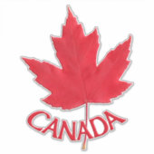 Canada Decals Maple Leaf Window Decal Stickers (Voorkant)