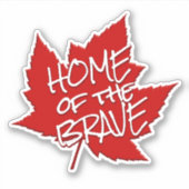 Canada Decals Maple Leaf Window Decal Stickers (Voorkant)