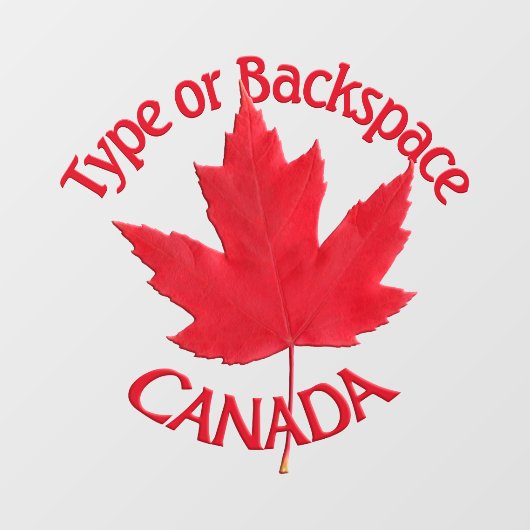 Canada Decals Personaliseert Cool Canada Window De (Vel)