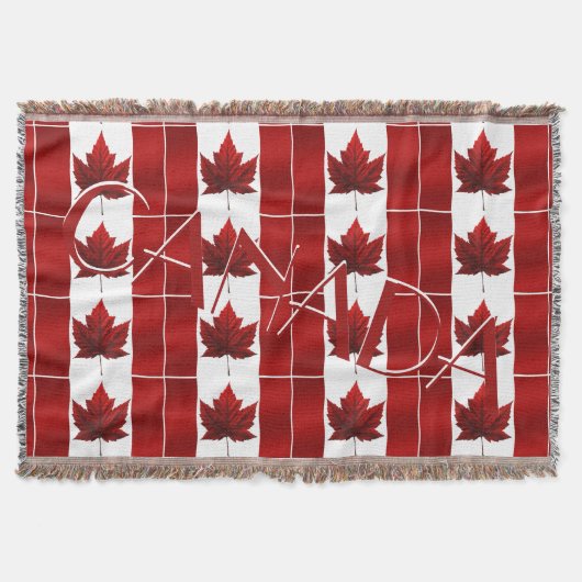 Canada Deken Canada vlag Souvenir Gooi Deken (Voorkant)