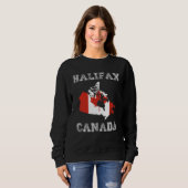 Canada Distressed Flag Halifax Pride Trui (Voorkant volledig)