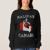 Canada Distressed Flag Halifax Pride Trui (Voorkant)
