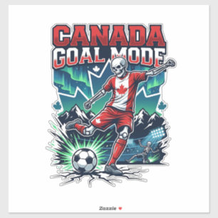 Canada Doel Modus Skelet Aanvaller Naties Dynamisc Sticker
