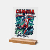 Canada Doel Modus Skelet Striker Naties Dynamisch  Acryl Bord (Hoek)