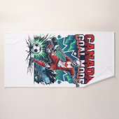 Canada Doel Modus Skelet Striker Naties Dynamisch Badhanddoek (Badhanddoek)