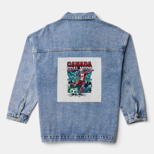 Canada Doel Modus Skelet Striker Naties Dynamisch Denim Jacket (Achterkant)