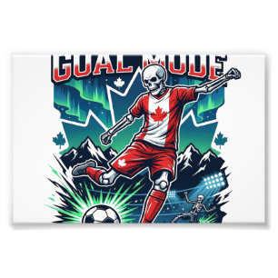 Canada Doel Modus Skelet Striker Naties Dynamisch  Foto Afdruk