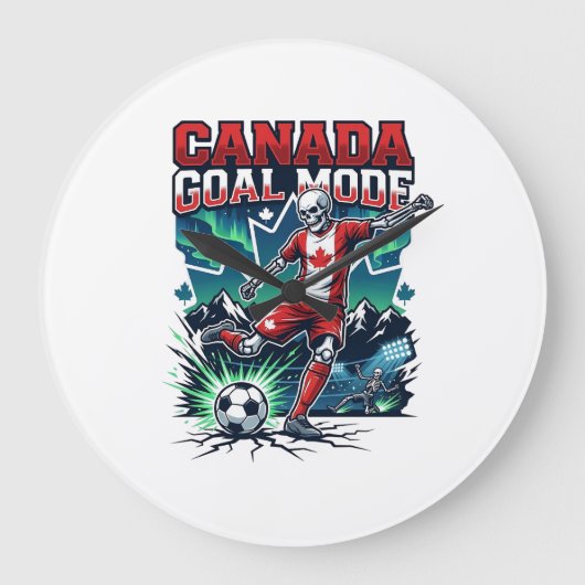 Canada Doel Modus Skelet Striker Naties Dynamisch Grote Klok (Voorkant)