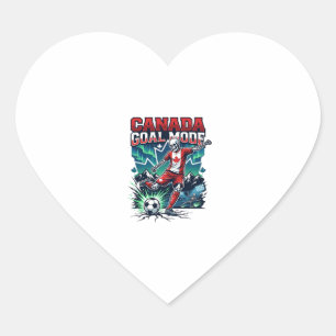 Canada Doel Modus Skelet Striker Naties Dynamisch Hart Sticker