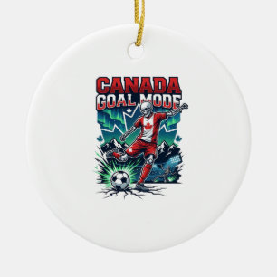 Canada Doel Modus Skelet Striker Naties Dynamisch Keramisch Ornament