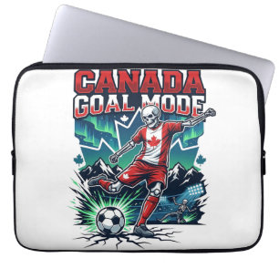 Canada Doel Modus Skelet Striker Naties Dynamisch Laptop Sleeve