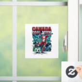 Canada Doel Modus Skelet Striker Naties Dynamisch  Raamsticker (Huis)