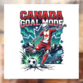 Canada Doel Modus Skelet Striker Naties Dynamisch  Raamsticker (Vel 2)