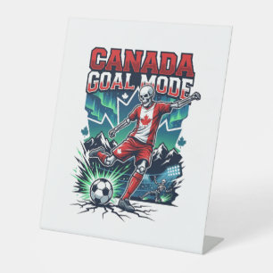 Canada Doel Modus Skelet Striker Naties Dynamisch Reclamebord Met Voetstuk