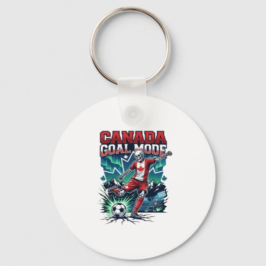Canada Doel Modus Skelet Striker Naties Dynamisch Sleutelhanger (Voorkant)