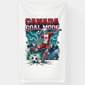 Canada Doel Modus Skelet Striker Naties Dynamisch Spandoek (Verticaal)