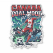 Canada Doel Modus Skelet Striker Naties Dynamisch Sticker (Voorkant)
