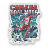 Canada Doel Modus Skelet Striker Naties Dynamisch Sticker (Voorkant)