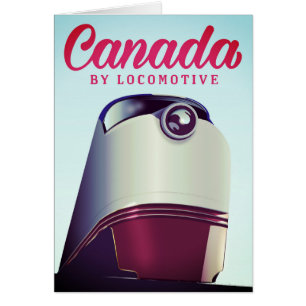 Canada Door locomotief poster 1950