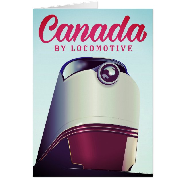 Canada Door locomotief poster 1950 (Voorkant)