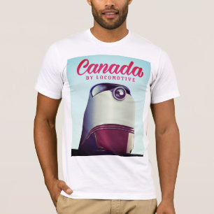 Canada Door locomotief poster 1950 T-shirt