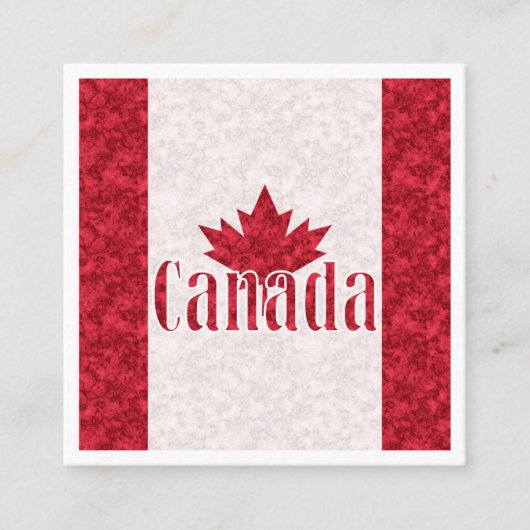 Canada, douchegordijn vierkante visitekaartje (Voorkant)