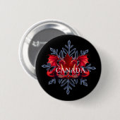 CANADA-DRAKEN RONDE BUTTON 5,7 CM (Voorkant /achterkant)