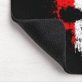 Canada Dripping Splatter Skull Muismat (Hoek)