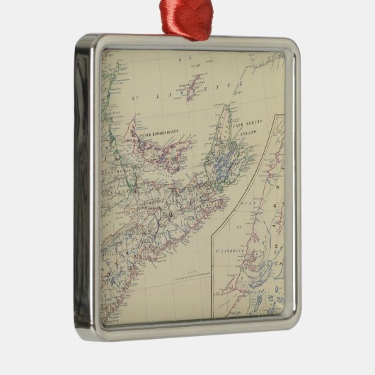 Canada E Metalen Ornament (Rechts)