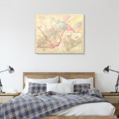 Canada East Lower Region Canvas Afdruk (Insitu (Slaapkamer))